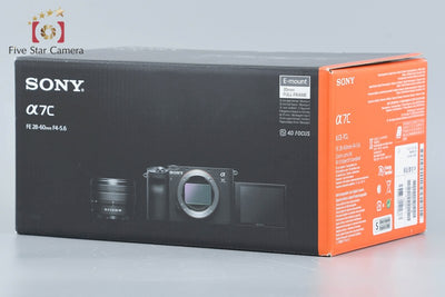 Used SONY α7C ILCE-7C Zoom Lens Kit Silver, Low Shutter Count, With Original Box
