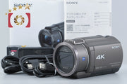 [Used] SONY Sony HANDYCAM FDR-AX40 Bronze Brown Camcorder with Original Box