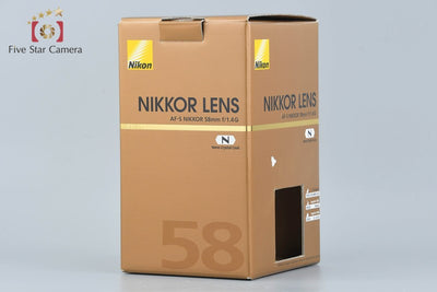[Used] Nikon AF-S NIKKOR 58mm f/1.4 G with Original Box