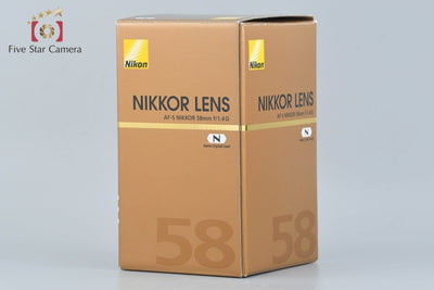 [Used] Nikon AF-S NIKKOR 58mm f/1.4 G with Original Box