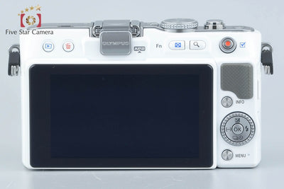 【中古】OLYMPUS オリンパス PEN Lite E-PL3 ダブルズームレンズキット ホワイト シャッター回数僅少 元箱付き