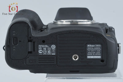 [Used] Nikon D800E Digital SLR Camera with Original Box