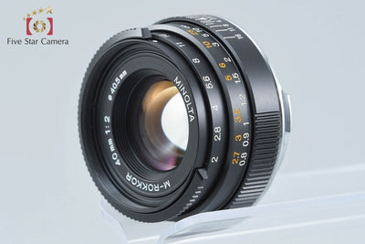 【中古】MINOLTA ミノルタ M-ROKKOR 40mm f/2 ライカMマウント