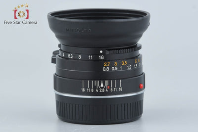 【中古】MINOLTA ミノルタ M-ROKKOR 40mm f/2 ライカMマウント