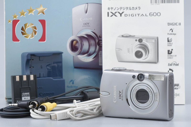 [Used] Canon IXY Digital 600 Compact Digital Camera with Original Box