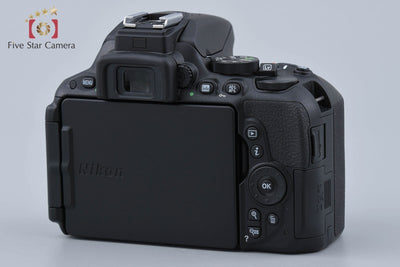 【中古】Nikon ニコン D5500 ブラック デジタル一眼レフカメラ シャッター回数僅少