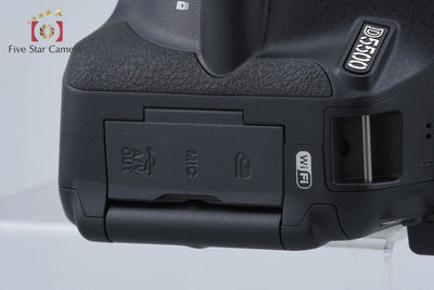 【中古】Nikon ニコン D5500 ブラック デジタル一眼レフカメラ シャッター回数僅少