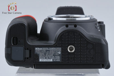 【中古】Nikon ニコン D5500 ブラック デジタル一眼レフカメラ シャッター回数僅少