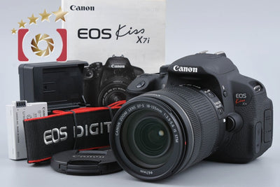 【中古】Canon キヤノン EOS Kiss X7i EF-S 18-135 IS STM レンズキット シャッター回数僅少