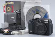 [Used] Canon PowerShot G12 Black Compact Digital Camera with Original Box