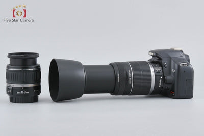 【中古】Canon キヤノン EOS Kiss X2 + EF-S 18-55mm f/3.5-5.6 II USM + EF-S 55-250mm f/4-5.6 IS