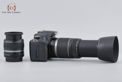 【中古】Canon キヤノン EOS Kiss X2 + EF-S 18-55mm f/3.5-5.6 II USM + EF-S 55-250mm f/4-5.6 IS