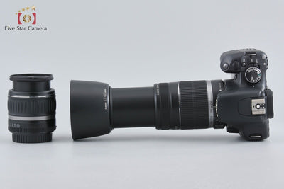 【中古】Canon キヤノン EOS Kiss X2 + EF-S 18-55mm f/3.5-5.6 II USM + EF-S 55-250mm f/4-5.6 IS