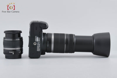 【中古】Canon キヤノン EOS Kiss X2 + EF-S 18-55mm f/3.5-5.6 II USM + EF-S 55-250mm f/4-5.6 IS