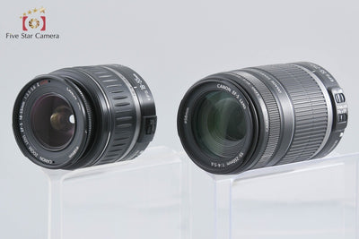 【中古】Canon キヤノン EOS Kiss X2 + EF-S 18-55mm f/3.5-5.6 II USM + EF-S 55-250mm f/4-5.6 IS