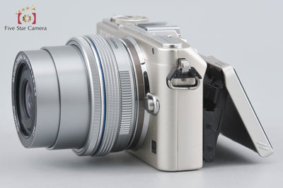 Used: Olympus PEN Lite E-PL6 14-42mm EZ Lens Kit Silver - Low Shutter Count