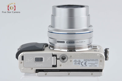 Used: Olympus PEN Lite E-PL6 14-42mm EZ Lens Kit Silver - Low Shutter Count