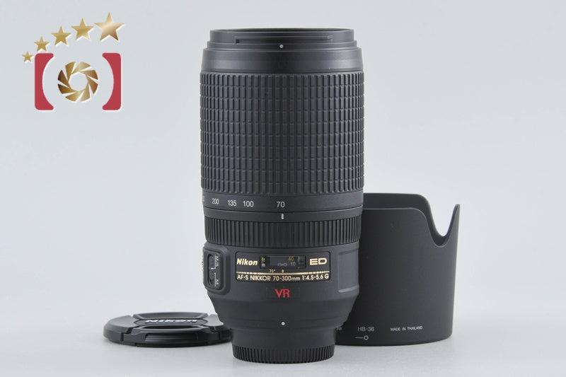 【中古】Nikon ニコン AF-S NIKKOR 70-300mm f/4.5-5.6 G ED VR