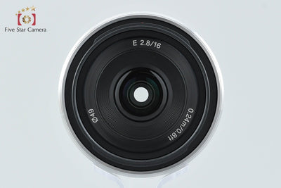 [Used] SONY E 16mm f/2.8 SEL16F28