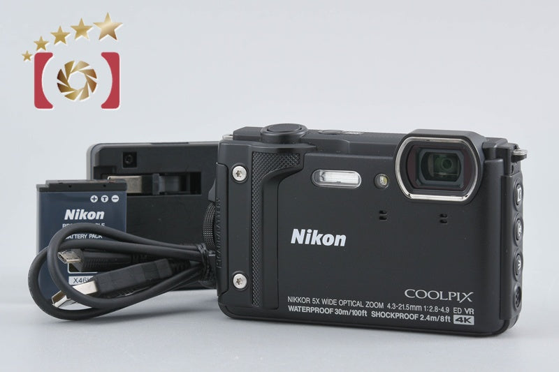 [Used] Nikon COOLPIX W300 Black Compact Digital Camera