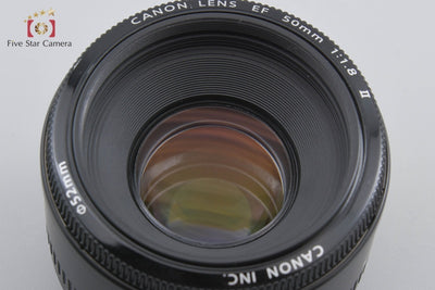 【中古】Canon キヤノン EF 50mm f/1.8 II 元箱付き