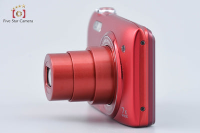 [Used] Nikon COOLPIX S3500 Raspberry Red Compact Digital Camera
