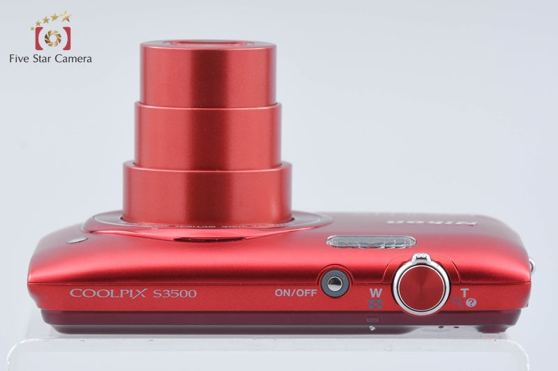 中古】Nikon ニコン COOLPIX S3500 ラズベリーレッド コンパクト