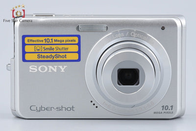 [Used] SONY Cyber-shot DSC-W180 Silver Compact Digital Camera - International Model, with Original Box