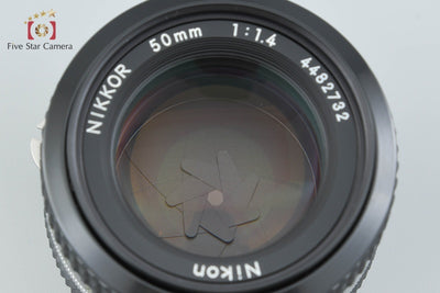 【Used】Nikon Nikkor Ai 50mm f/1.4 with original box