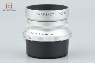[Used] Voigtlander SNAPSHOT-SKOPAR 25mm f/4 MC Silver L39 Leica Screw Mount