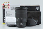 [Used] Nikon NIKKOR-Z 24-120mm f/4 S with original box
