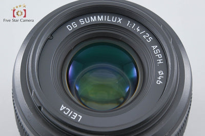 [Used] Panasonic LUMIX LEICA DG SUMMILUX 25mm f/1.4 ASPH. H-X025