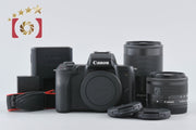 [Used] Canon EOS Kiss M2 Double Zoom Lens Kit Black