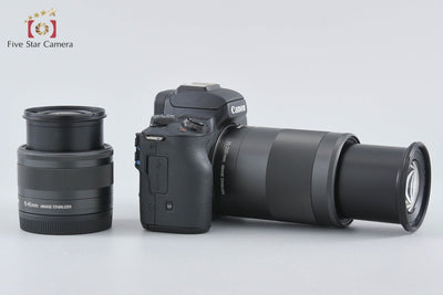[Used] Canon EOS Kiss M2 Double Zoom Lens Kit Black