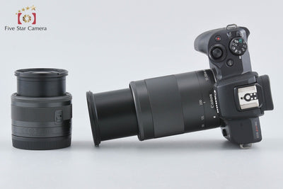[Used] Canon EOS Kiss M2 Double Zoom Lens Kit Black