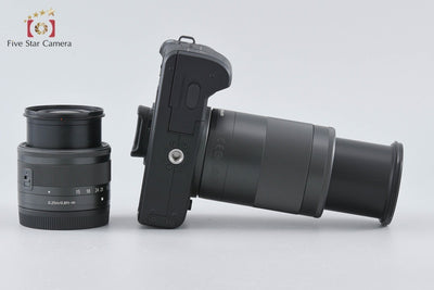 [Used] Canon EOS Kiss M2 Double Zoom Lens Kit Black