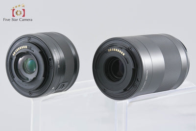 [Used] Canon EOS Kiss M2 Double Zoom Lens Kit Black