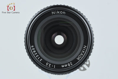 [Used] Nikon Nikkor Ai-S 28mm f/3.5