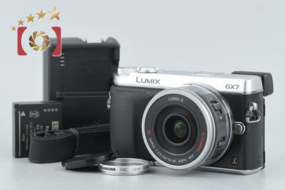 Used Panasonic LUMIX DMC-GX7 Silver + LUMIX G X VARIO 14-42mm f/3.5-5.6 ASPH. POWER O.I.S. H-PS14042
