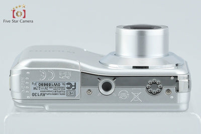 【中古】FUJIFILM 富士フイルム FinePix AV130 シルバー コンパクトデジタルカメラ 元箱付き