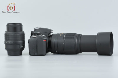 [Used] Nikon D3100 Double Zoom Kit Black