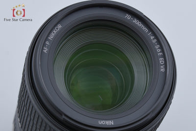【中古】Nikon ニコン AF-P NIKKOR 70-300mm f/4.5-5.6 E ED VR