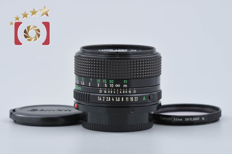 【中古】Canon キヤノン New FD 50mm f/1.4