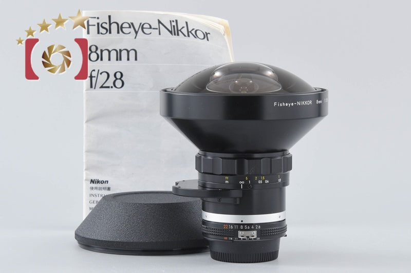 【中古】Nikon ニコン Ai-S Fisheye-NIKKOR 8mm f/2.8