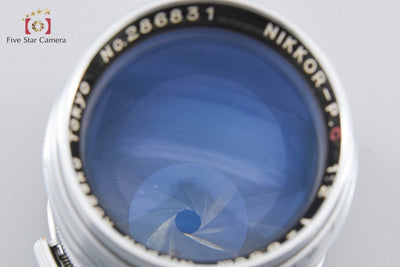 [Used] Nikon NIKKOR-P.C 85mm f/2 Silver Nikon S Mount