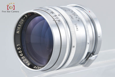 [Used] Nikon NIKKOR-P.C 85mm f/2 Silver Nikon S Mount