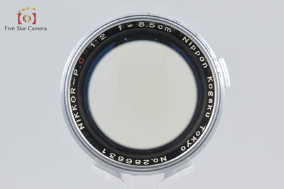 [Used] Nikon NIKKOR-P.C 85mm f/2 Silver Nikon S Mount