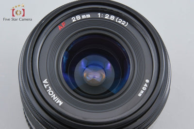 【中古】MINOLTA ミノルタ AF 28mm f/2.8 旧タイプ