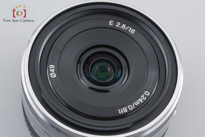 [Used] SONY E 16mm f/2.8 SEL16F28