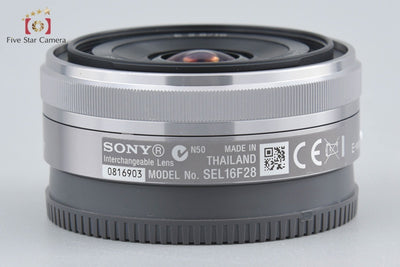 [Used] SONY E 16mm f/2.8 SEL16F28